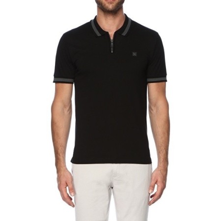 NetWork Erkek Polo Yaka Siyah Tshirt 1067553