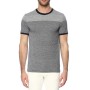 NetWork Erkek Jakarlı Beyaz Lacivert Tshirt 1067648