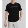 Lufian Ada Modern Grafik Erkek T- Shirt Siyah 111020101