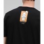 Lufian Ada Modern Grafik Erkek T- Shirt Siyah 111020101