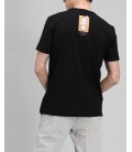 Lufian Ada Modern Grafik Erkek T- Shirt Siyah 111020101