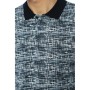 Network Erkek Polo Yaka Beyaz Lacivert Tshirt 1067665