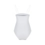 Quzu Ince Askılı Bodysuit Ekru 21K22533