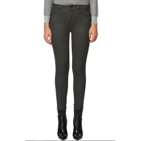 Network Smart Casual Antrasit Skinny Kaplamalı Denim Pantolon 1070359
