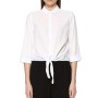 Network Casual Kadın Basic Fit Beyaz Gömlek 1068393