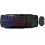 Everest KMX-86 Olivine Siyah Usb RGB Işıklandırmalı Oyuncu Q Multimedia Klavye + Mouse Set