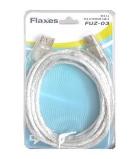 Flaxes  Bakır Uzatma Kablosu FUZ-03 USB 2.0 3m