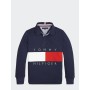 Tommy Hilfiger Erkek Çocuk Bayrak Logolu Sweatshirt