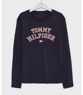 Tommy Hilfiger Erkek Teen Logo T-Shirt KB0KB04432