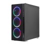 Rampage Carisma Mesh 650W Bilgisayar Kasası 4x120mm RAINBOW FANLI 650W 80PLUS MidT ATX GAMING KASA