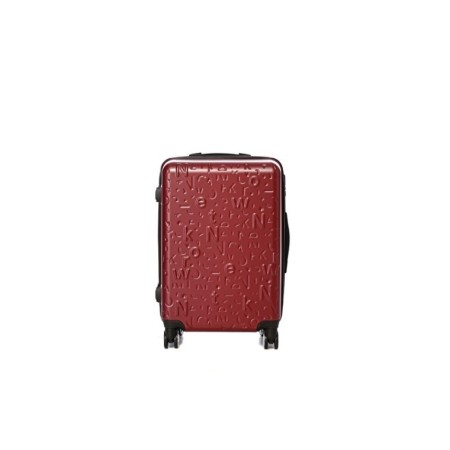 Network Smart Casual Bordo Desenli Kabin Boy Valiz