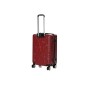 Network Smart Casual Bordo Desenli Kabin Boy Valiz