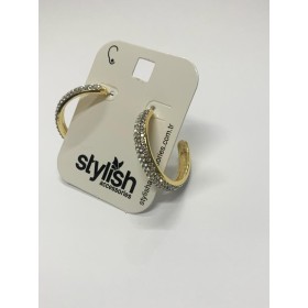 Stylist 61566 Kadın Küpe Halka Gold