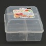 Aroni Lunchbox 3 Bölmeli Beslenme Kabı Beyaz