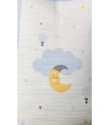 Dofe Kids Çocuk Odası Halı Bulut ve Ay Desenli 115x200cm