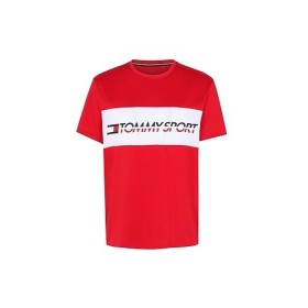 Tommy Hilfiger Tommy Sport Erkek Kırmızı Tişört S20S200082