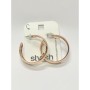 Stylish Accesories Kadın Rose Halka Küpe 62369