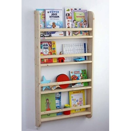 Montessori Ağaç Kitaplık 120 X60 cm