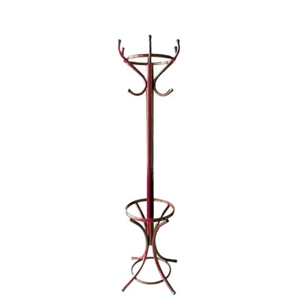 Metal Portmanto Askılık Bordo