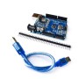 USB Kablosu ATMEGA 328P-AU Geliştirme kartı ile Arduino UNO R3 için UNO R3