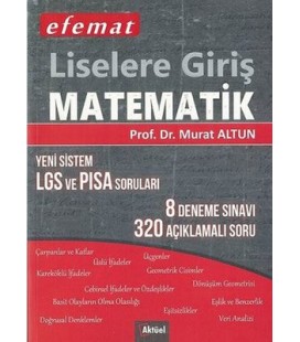 Efemat Liselere Giriş Matematik  - Aktüel Yayınları