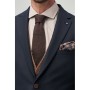 Altınyıldız Classics Erkek Lacivert-Bej Slim Fit Kombinli Takım Elbise 4A3120100101