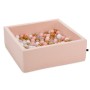 Wellgro Bubble Pop Pembe Kare Top Havuzu  Seti
