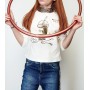 Tyess Kız Çocuk Ekru T-shirt 19FW2TJ4525