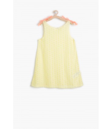 Koton Sarı Kız Çocuk Elbise 6YKG89174BK169