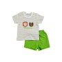 Bonne Yaz Erkek Bebek Safari Adventure Pamuk Kısa Kol 2li Tshirt-Şort 20YBNNETKM014