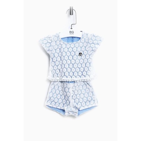 BG Store Beyaz Kız Bebek Tulum 3838Bbg2803