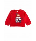 Defacto Kırmızı Erkek Bebek Baskılı Sweatshirt I6345A2