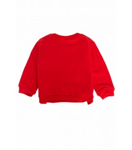 Defacto Kırmızı Erkek Bebek Baskılı Sweatshirt I6345A2