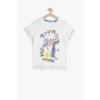 Koton Ekru Erkek Çocuk T-Shirt 7YKB16393TK001
