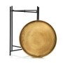 Evidia Just Home Yuvarlak Tepsi Sehpa Gold