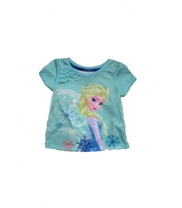 Disney Kız Çocuk Elsa Baskılı Pamuklu Tişört 2S174667