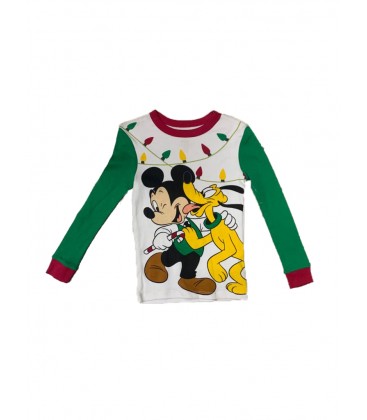 Disney Erkek Çocuk Sweatshirt Mickey Mouse Desenli