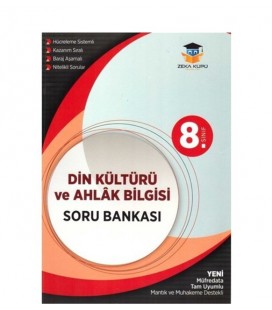 8. Sınıf Din Kültürü ve Ahlak Bilgisi Soru Bankası Zeka Küpü Yayınları