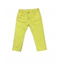 Kid Girl Yellow Capri Pants