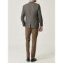 Altınyıldız Classics Erkek Lacivert-kahverengi Slim Fit Kombinli Yelekli Desenli Takım Elbise 4A3421100005