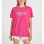 Koton Kadın Fuşya T-Shirt 1YAK13272EK300