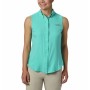 Columbia Tamiami Sleeveless Shirt Kadın Gömlek - Yeşil FL7157-356