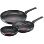 Tefal Titanyum 1X SimpleCook Difüzyon Tabanlı 3'lü 20/24/28 cm Tava Set