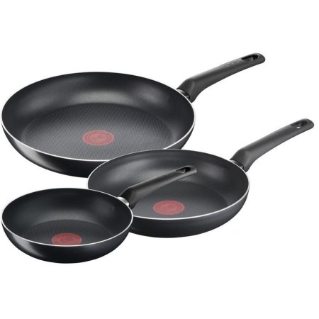 Tefal Titanyum 1X SimpleCook Difüzyon Tabanlı 3'lü 20/24/28 cm Tava Set
