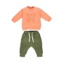 Bebetto İki İp Sweatshirt 2'li Bebe Takım Alt Üst Uçaklı Aırplane K3163