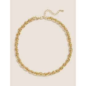 M&S COLLECTION Sarı Kısa Kalın Zincir Kolye T06006100F