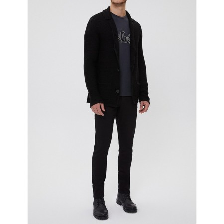Lee Cooper Erkek Edward Klasik Yaka Hırka Siyah 211 LCM 242006