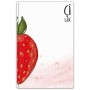 Lilamor Dükkan Meyveli Çizgili Defter Çilek