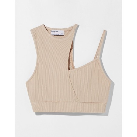 Bershka Ribanalı Asimetrik Üst 3323/326