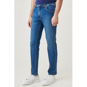 Wrangler Texas Slim Fit Normal Bel Denim Esnek Jean Kot Pantolon W12SAO23S